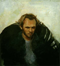 Portrait of Mike 30"x24",oil on canvas